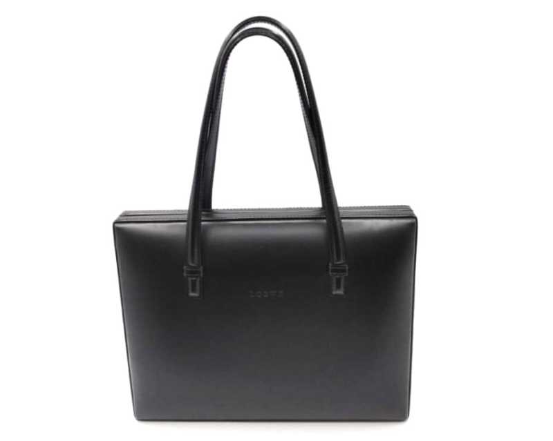 ロエベ買取 がま口 レザー ハンドバッグ